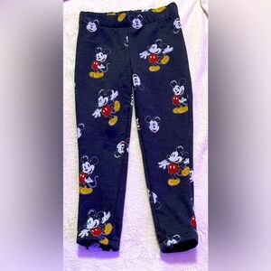 Mickey fleece kids sweatpants size  5/6 . NWOT
